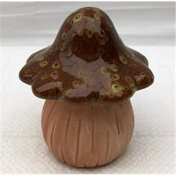 4.5 in. Miniature Ceramic Mushroom Figurine