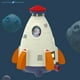 thumbnail image 5 of Fiudx Liquidación de Navidad Nuevo cohete espacial, juguete de agua voladora giratorio, juguete de cohete volador de agua al aire libre, modelo de cohete de juguete de agua giratorio para niños de ve, 5 of 6
