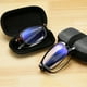 thumbnail image 1 of Gafas de lectura portátiles plegables TR para hombres y mujeres, gafas de lectura antiguas con película azul, 1 of 5