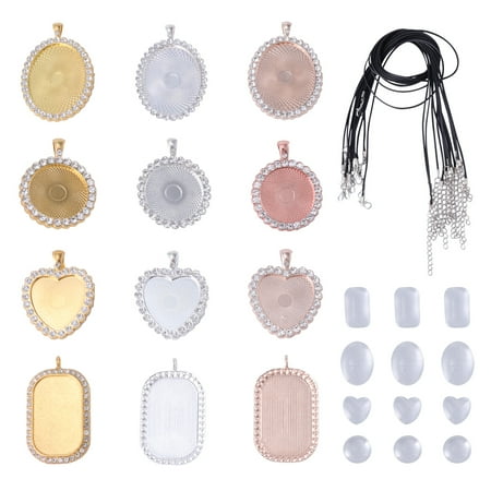 

1 Set DIY Jewelry Making Accessories Time Tray Alloy Pendant Tray