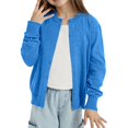 thumbnail image 3 of Girls Knit Cardigan Sweater Coat Casual Round Neck Open Front Soft Lightweight Outerwear Jacket for Toddler Kids, 3 of 4