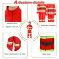 thumbnail image 4 of NimJoy Fire Chief Costume Firefighter Role Play Fireman Dress-up Set for Kids 3-6 Years Toddler Best Gift Birthday Christmas Present(10 pcs), 4 of 9