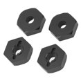 thumbnail image 5 of 4 PCS RC Wheel Hex Hub Adapter Aluminum Alloy RC Hex Coupler Parts for E 1/16 RC Car Black, 5 of 8