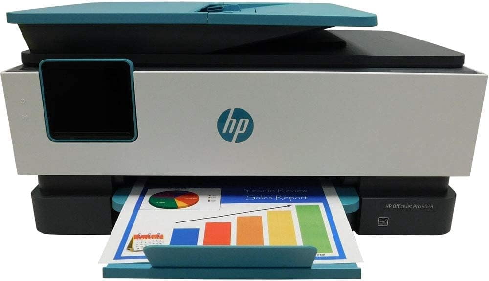 HP Officejet Pro 8028 All-in-One Printer Wireless Printer, Built-in Wifi via Mobile Device, Cloud-Based, 3UC64A (Sold without manufacturer warranty)