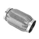 thumbnail image 1 of Flexible Pipe Exhaust Tip Flexible Exhaust Stub Exhaust Systems Braided Exhaust Pipe Stainless Steel Flexible Exhaust Stub Internal Corrugated Pipe 2.5in X 6in, 1 of 8