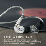 MEE audio M6 PRO In Ear Monitor Headphones for Musicians, 2nd Gen Model With Upgraded Sound, 2 Cords