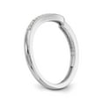 thumbnail image 6 of 14K White Gold Ring Band Wedding Diamond Round , Size 7, 6 of 7
