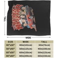 thumbnail image 3 of The Dukes Movie of Hazzard Ultra-Soft Micro Fleece Blanket Picnic Blanket Travel Blanket Funny Child for All Season Sofa Office Couch Chair Living Room Bed 40"x30", 3 of 6