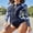 Black-Leaf, variant on Women's One Piece Rashguard Swimsuit Zip Front Surfing Shirt Sun Protection