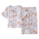 thumbnail image 2 of Conjuntos de blusas y camisas de cuello redondo y manga corta para niños de verano, ropa de casa estampada de manga corta para niños y niñas, camisa de manga corta para niños, 2 of 7