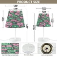 thumbnail image 2 of Ryvnso LED Bedside Table Lamp Circles Art Bedroom Desk Lamps Nightstand Lampshade S, 2 of 7