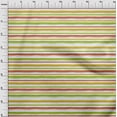 thumbnail image 4 of oneOone Polyester Spandex Green Fabric Stripes Diy Clothing Quilting Fabric Print Fabric By Yard 56 Inch Wide, 4 of 4