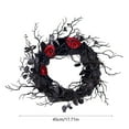 thumbnail image 3 of sruoe Halloween Decorations, Indoor Outdoor Halloween Decor, Artificial Wreaths, Halloween Decorations for Outside, Decoration Halloween Wreath for Front Door, 3 of 7