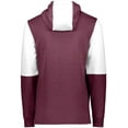 thumbnail image 2 of Holloway Sportswear S All-American Team Hoodie Maroon Heather/White 222581, 2 of 5