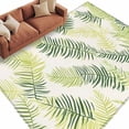 thumbnail image 2 of Sage Green Summer Botanical Area Rug 6x9 FT, Non Slip Living Room Throw Carpet, Palm Leaf Modern Art Washable Soft Large Floor Carpet Non-Shedding Rug for Bedroom Dining Room Play Room, 2 of 9