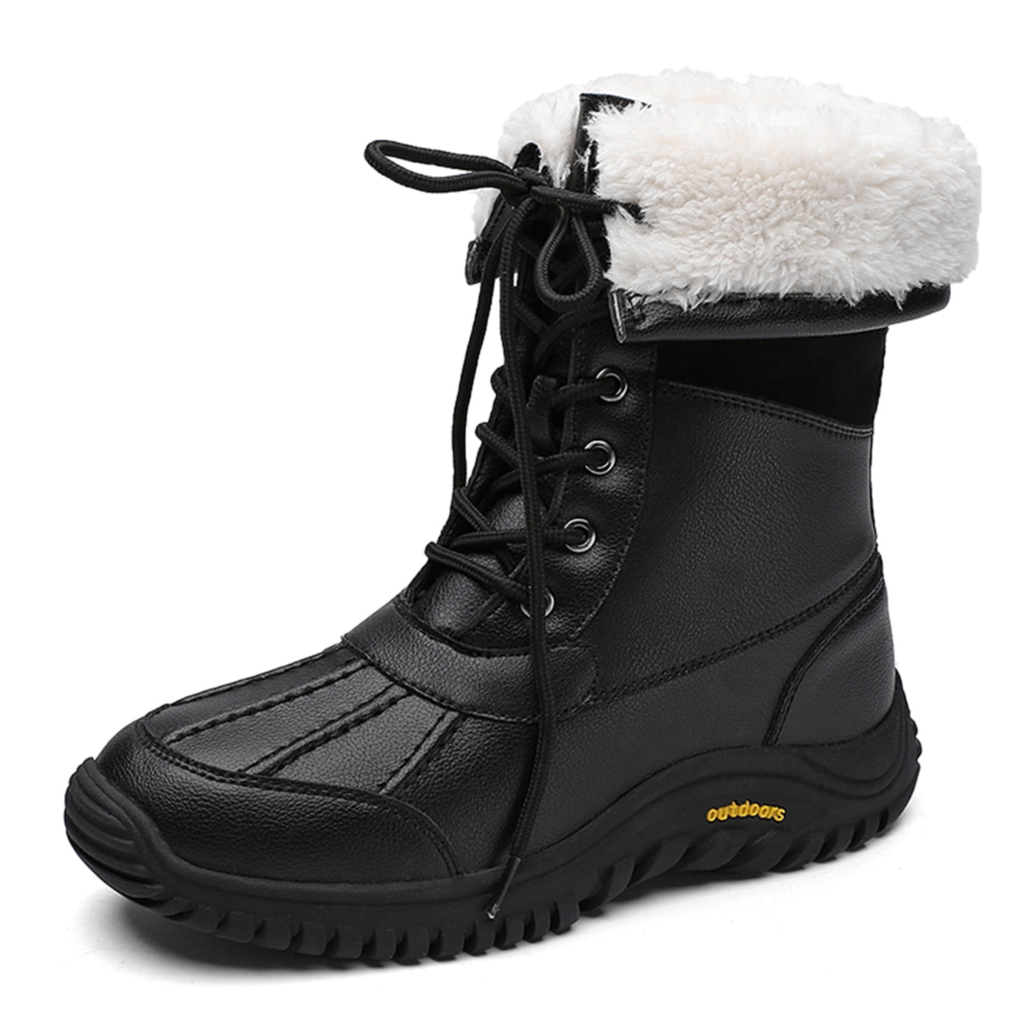 Winter Snow Boots for Women Water Resistant Full Warm Boots Outdoor Mid ...