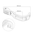 thumbnail image 3 of Soporte para cámara de luz delantera para bicicleta de carretera plegable Brompton (rojo), 3 of 3