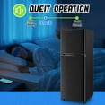 thumbnail image 3 of TACOOL 5.0 Cu.ft Double Door Mini Fridge with Top Freezer Compact Refrigerator for Home, Black, New, 3 of 10