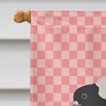 thumbnail image 3 of Carolines Treasures BB7952CHF Nun Pigeon Pink Check Canvas House Flag, 3 of 4