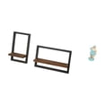 thumbnail image 1 of Estantes de pared para almacenamiento,Estantes flotantes de madera Estantes de pared de madera,Figura de mujer en traje de baño,Figura decorativa de mesa de una mujer en traje de, 1 of 8