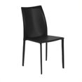 thumbnail image 1 of Eurostyle Dalia  Dining Chair in Black Leather, 1 of 3