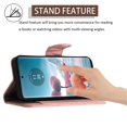 thumbnail image 5 of SaniMore Case for Motorola Edge 40 Neo, PU Leather 3D Lattice Stylish for Girls Crossbody Lanyard Flip Kickstand Card Slots Cash Pocket Magnetic Clasp Protective Shockproof Wallet Shell, Coralpink, 5 of 9