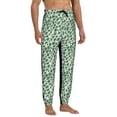 thumbnail image 5 of Sweatpants for Men - green leopard print design Adjustable Elastic Band Mens Joggers With Pockets, Athletic Workout Gym Casual Track Pants for Men, 5 of 7
