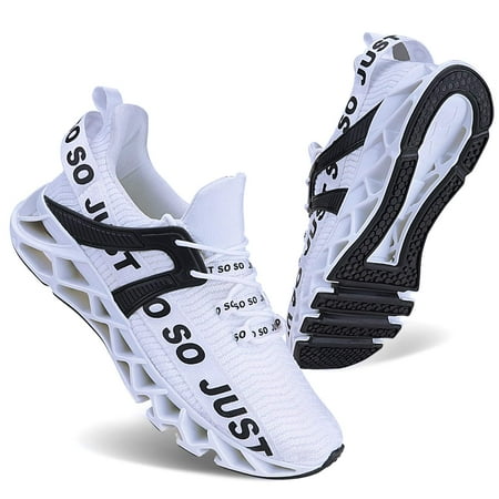 

WONESION Just so so Womens Running Shoes Breathable Gym Shoes Athletic Walking Sneakers White Size 10.5