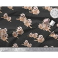 thumbnail image 2 of Soimoi Cotton Duck Fabric Golden Retriever Dog Print Fabric by Yard 42 Inch Wide, 2 of 3
