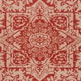 thumbnail image 5 of SAFAVIEH Beach House Orville Indoor/Outdoor Area Rug Red/Cream, 8'6" x 12', 5 of 6