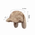 thumbnail image 4 of Big Ears Cap For Men And Women Winter Warm Ear Protection Imitation Mink Cap, 4 of 7