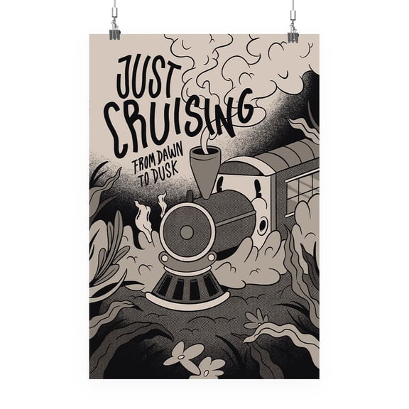 Just Cruising From Dawn To Dusk Poster - Smartprints Designs,
