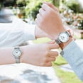 thumbnail image 3 of Explojoy Couple Quartz Watches – Waterproof Stainless Steel Design for Him and Her, 3 of 10