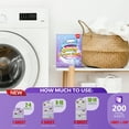 thumbnail image 3 of BIMZUC 200 Count Laundry Detergent Sheets up to 400 Loads, Fresh Linen Scent, Great for Travel, 3 of 8