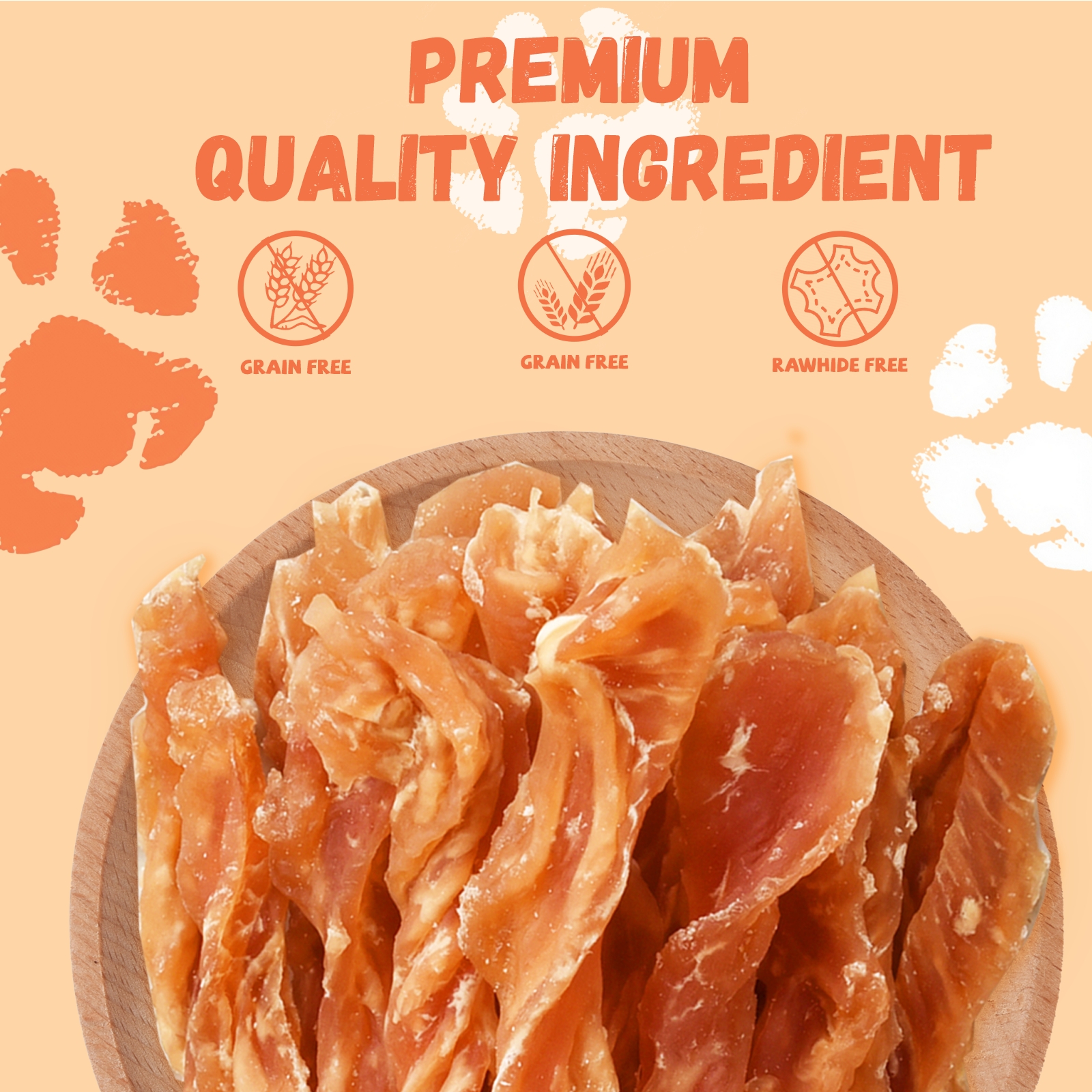 Pawmate Chicken Jerky Dog Treats, 27-30 Count, 11 oz photo 7