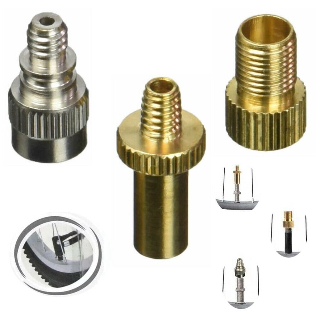 2020 New 3PCS Bicycle Valve Converter Mountain Bike Pump Connector