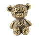 thumbnail image 1 of Tirador de cajón con forma de oso de latón, decorativo, para decoración del hogar, pomo para armario Bronce, 1 of 9