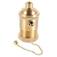 thumbnail image 4 of Portalámparas de rosca E27 dorado para bricolaje, adaptador de portalámparas vintage de cobre para el hogar, 4 of 8