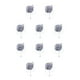 thumbnail image 2 of Bearachild Poliéster Elegante Ramillete De Boda Broches Accesorios Delicados Y Refinados Durable Y Duradero gris claro gris claro 10Conjunto, 2 of 6