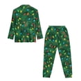 thumbnail image 5 of DISNIMO Pajamas for Women Light Bulb Print Button Up Sleepwear 2 Piece Long Sleeve Pj Top and Long Pants Soft V Neck Loungewear Christmas Nightwear, 5 of 7