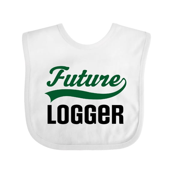 Inktastic Logging Future Logger Boys Baby Bib