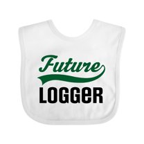 Inktastic Logging Future Logger Boys Baby Bib