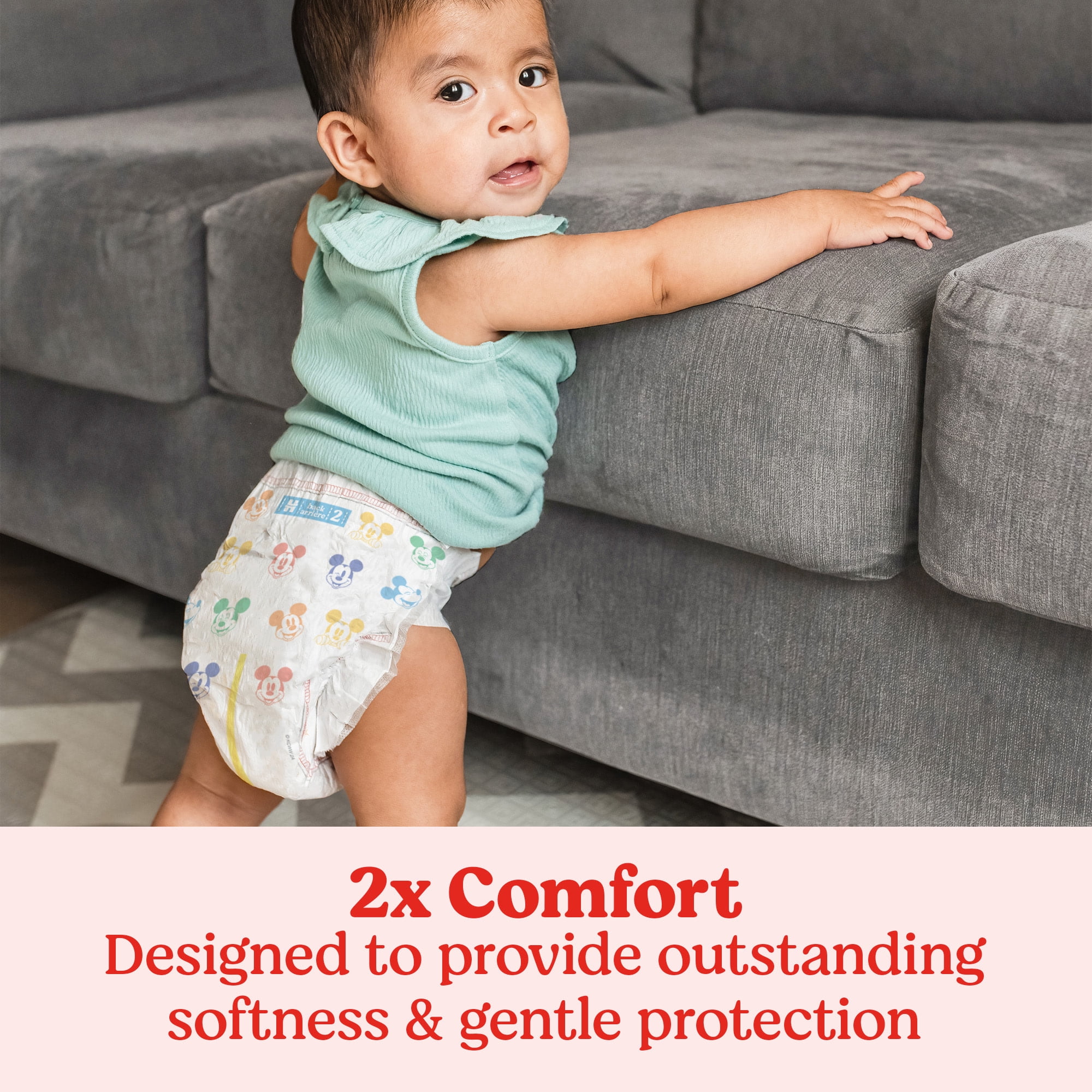 Huggies Snug & Dry Baby Diapers, Size 2 (12-18 lbs), 100 Ct (Select for More)