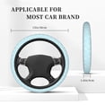 thumbnail image 5 of Balery Cute Bunny print Steering Wheel Covers Elastic Skidproof Steering Wheel Protective Cover Case for Men Women Universal 15 Inches Cars Accessories, 5 of 8