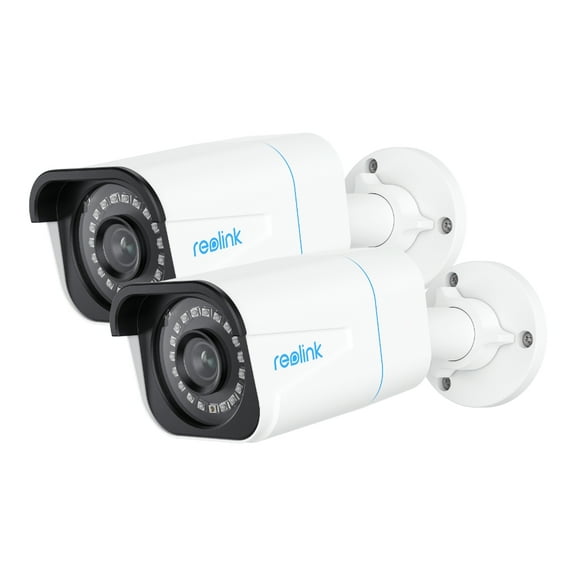 Reolink RLC-810A (2 Pack) 4K Ultra HD IP Security Camera, People/Car Detection 100Ft IR Night Vision