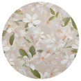 thumbnail image 3 of Ryvnso Lily Floral and Leaves Round Plate Mats Dining Table Placemat Set of 6 for Holiday Decoration, 3 of 7
