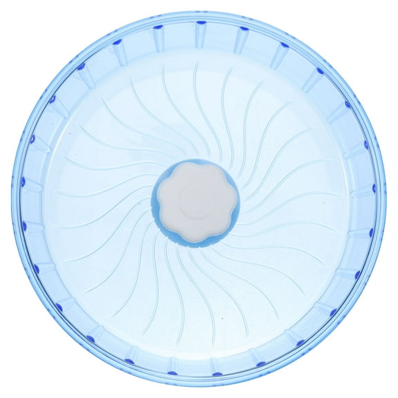 PTOOTP Small Silent Hamster Wheel for Indoor Pet Activity Plastic Sky-blue 1Set