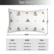 thumbnail image 2 of Fotbe Rabbit Blowing Dandelions Funda de Almohada Decorativa Estilo Occidental, Lujo en Algodón, Fundas para Almohadas King, Cojín Estampado para Decoración del Hogar-20"x30", 2 of 6