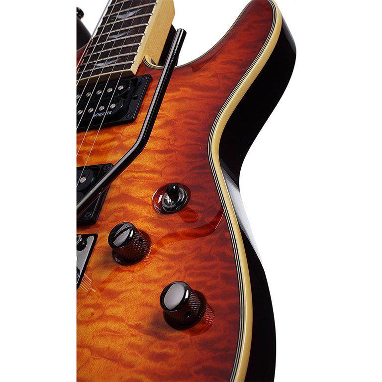 Schecter Omen Extreme-FR Electric Guitar, Vintage Sunburst Bundle
