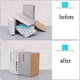 thumbnail image 5 of Sujetalibros, sujetalibros de 4 piezas, extremos decorativos para el hogar y los libros, sujetalibros de acrílico transparente, 5 of 5